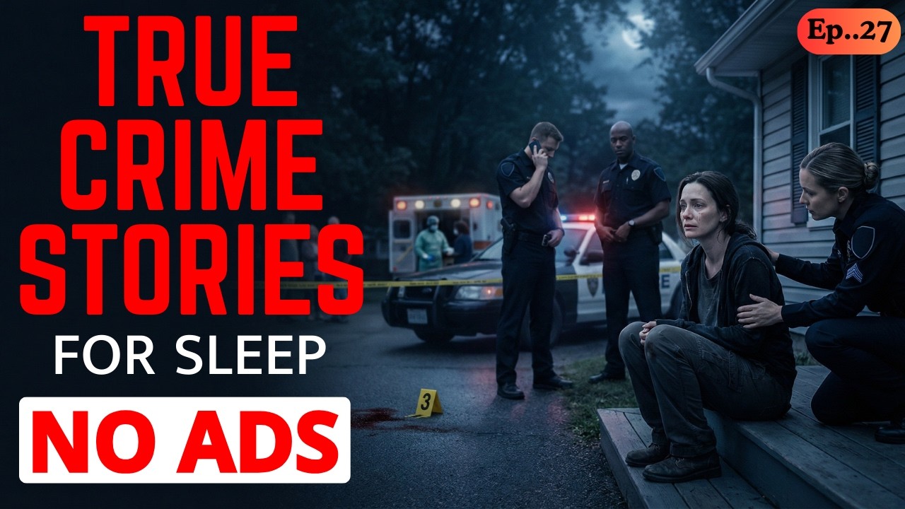 Disturbing Real Crime Stories for Night | Calm Rain Sounds |🔴NO ADS | Dark Screen | Ep. 27