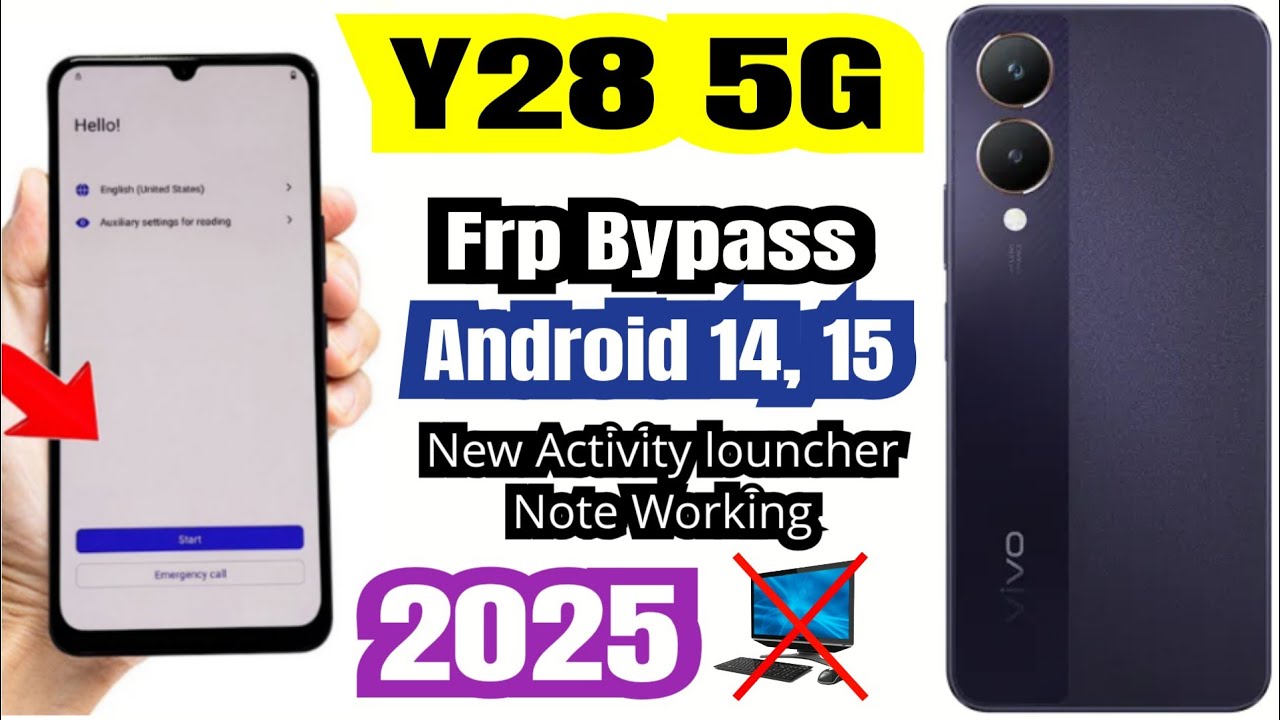 Vivo Y28 5G (V2315) Frp Bypass // Android 14,15 Without PC 100%Working Method/2025 Hou To Frp Y28 5G