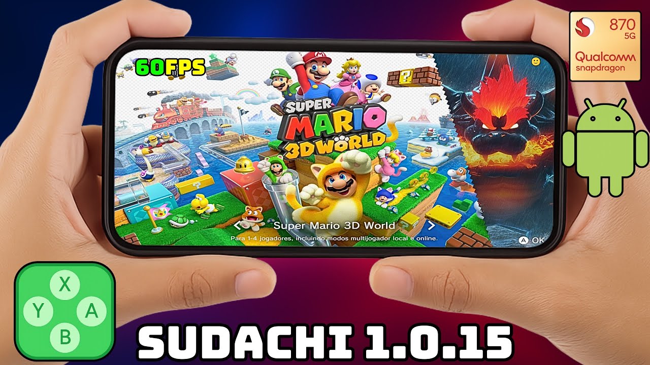 Sudachi 1.0.15 | Super Mario 3D World NO ANDROID 2025! 🔥🎮