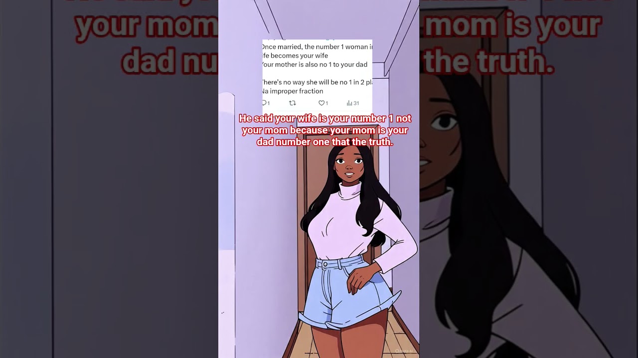 your mom is important but not put her first. ok 