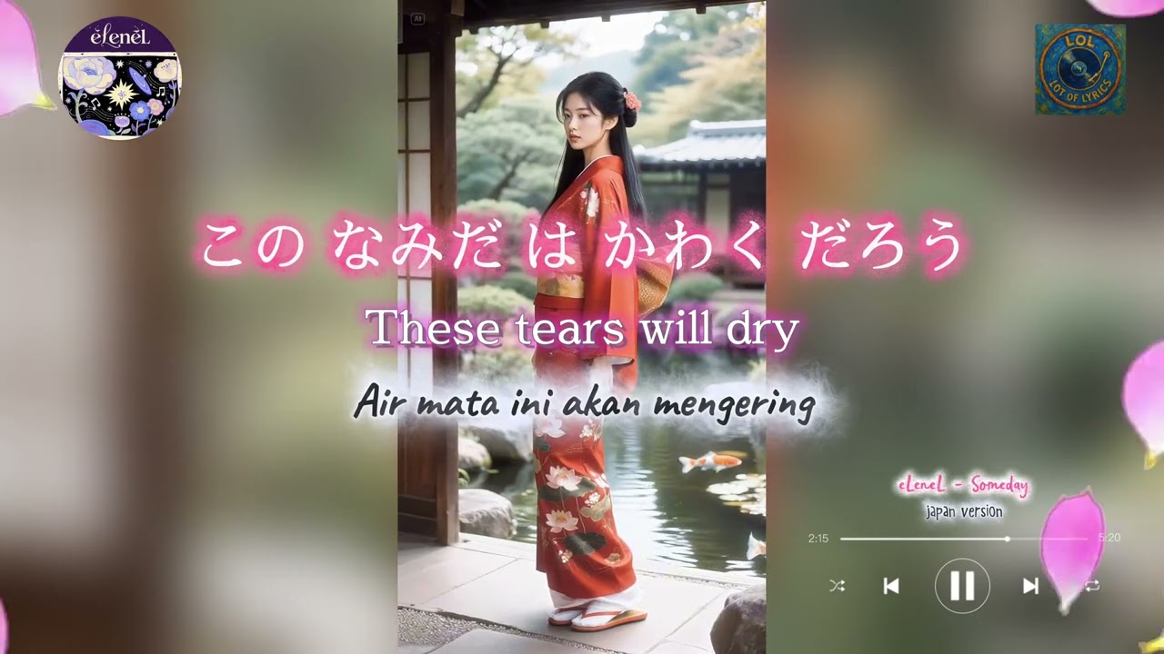 eLeneL - Someday versi Jepang | Lirik Lagu