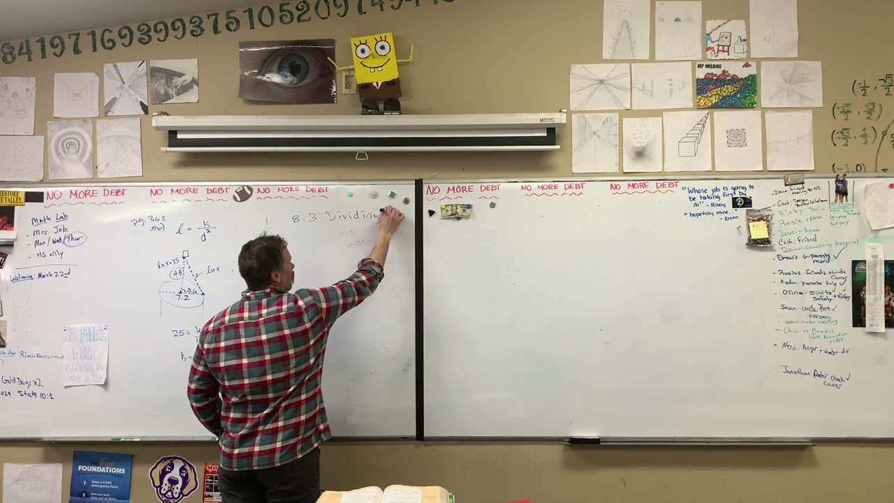 Algebra 2: 8.3 dividing Polynomials