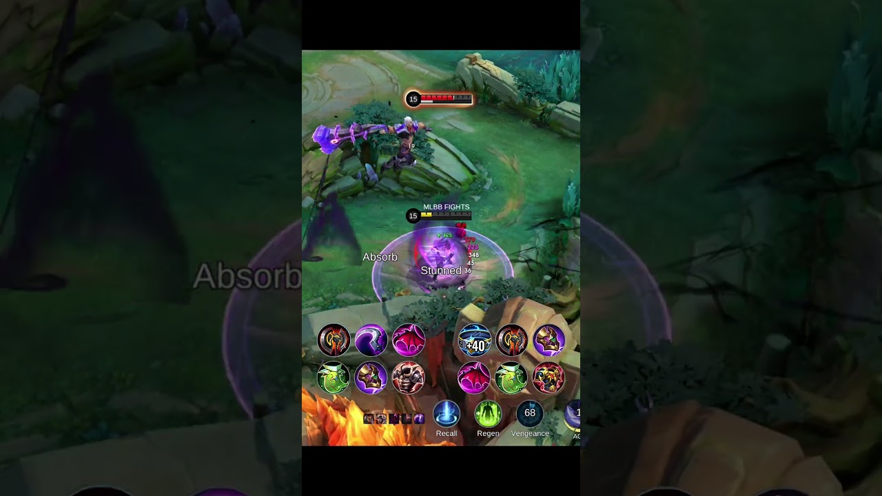 YU ZHONG vs PHOVEUS FULL BUILD FIGHT! #mobilelegends