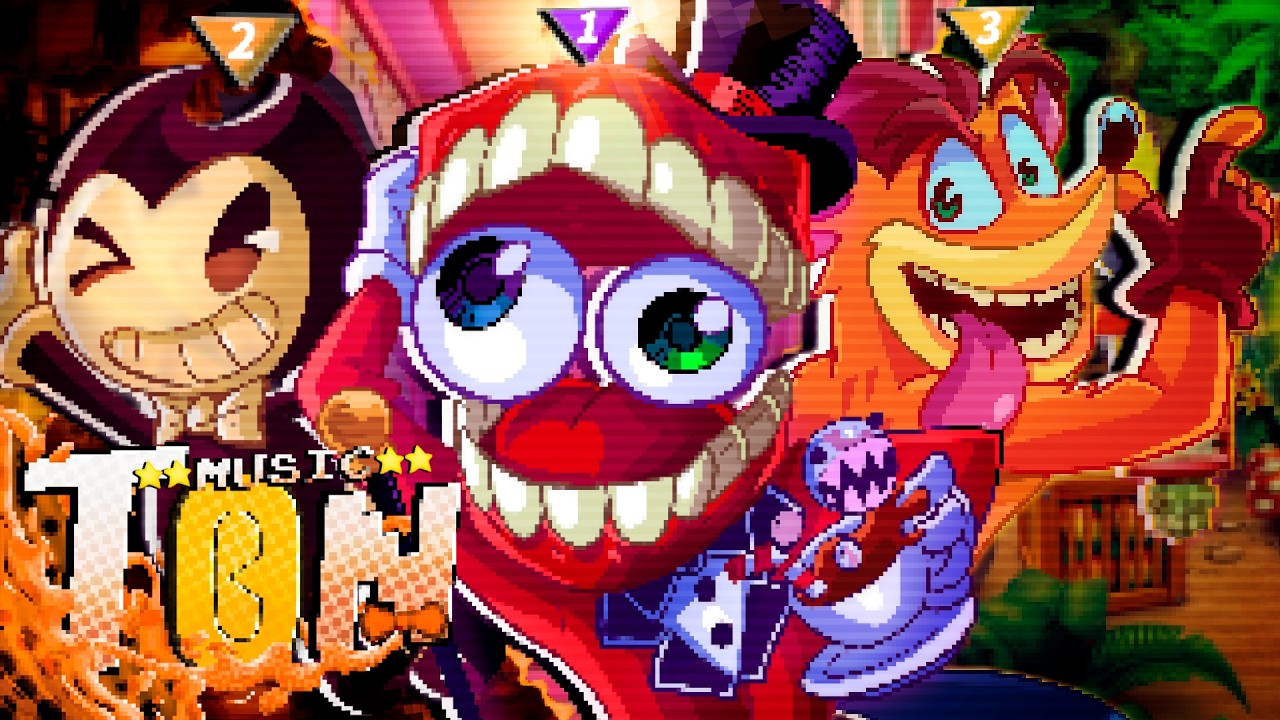 Lunáticos 4 | Bendy, Caine e Crash | Papyrus Da Batata