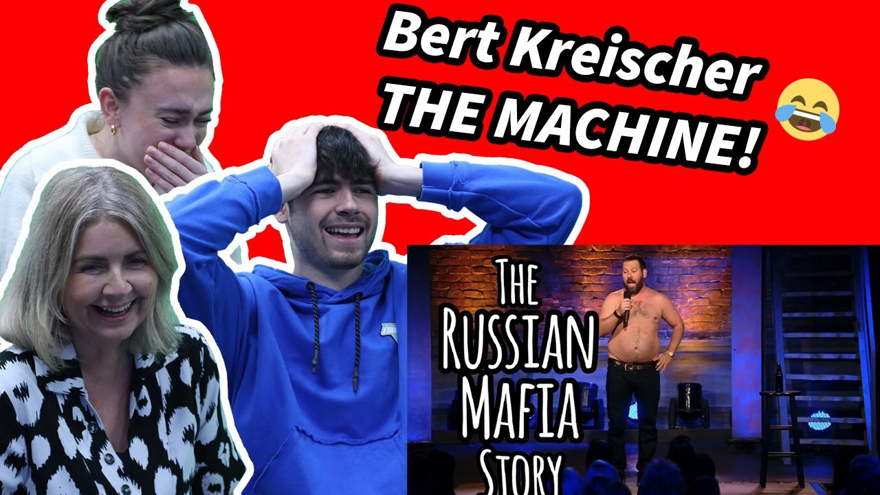 BRITISH FAMILY REACTS - Bert Kreischer: THE MACHINE!