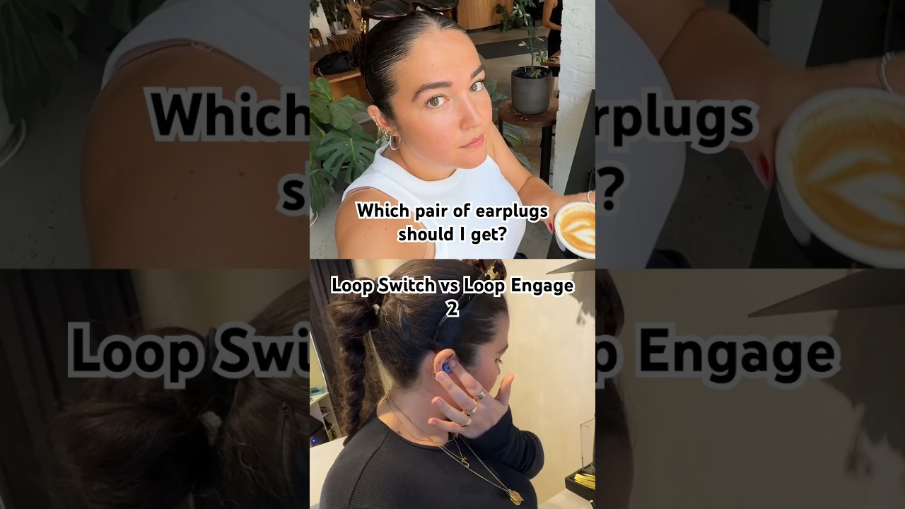 Loop Switch vs Loop Engage earplugs. Everything you need to know. #hearinghealth #howto #shorts