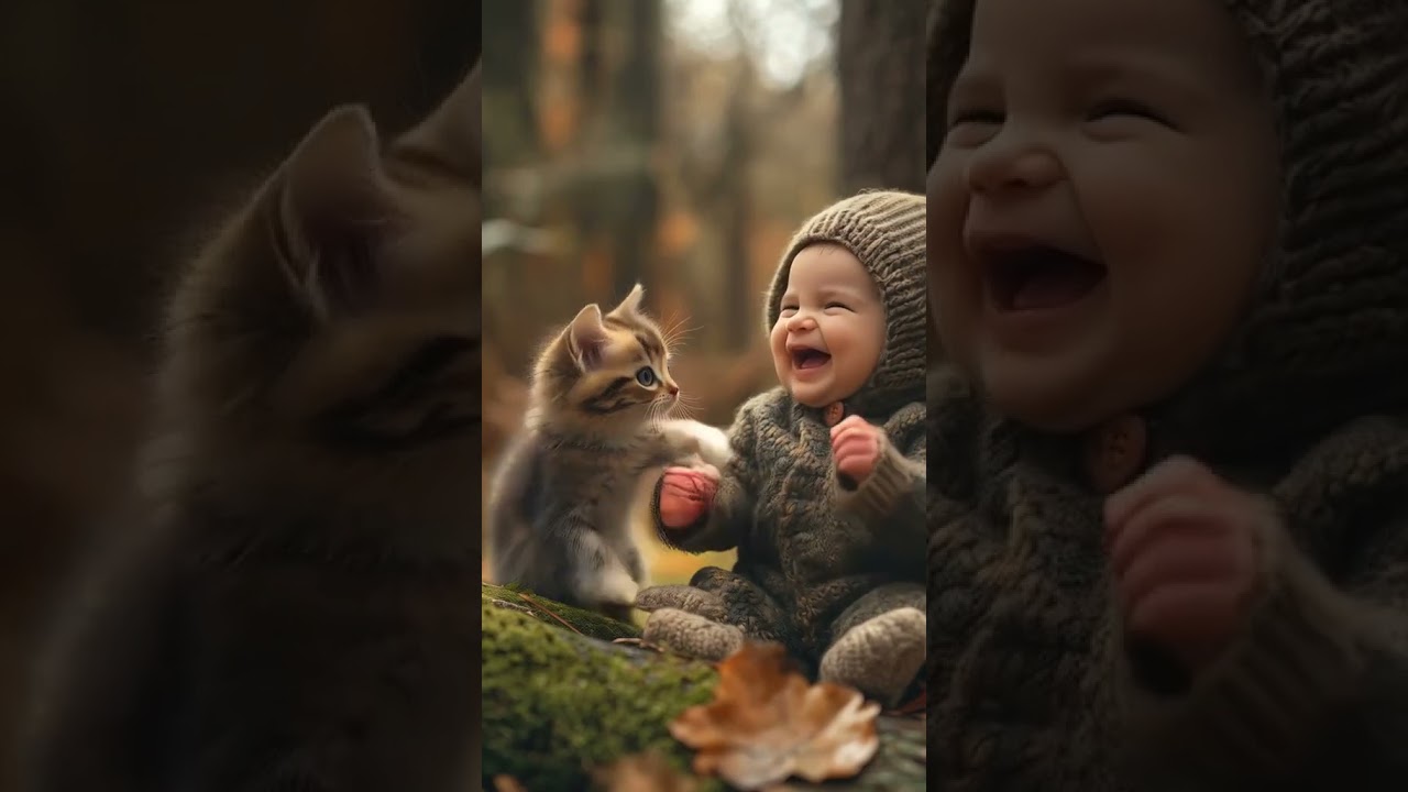 ❤️ cute baby laugh #baby #cutebaby #cutepuppy #ai #babycontent