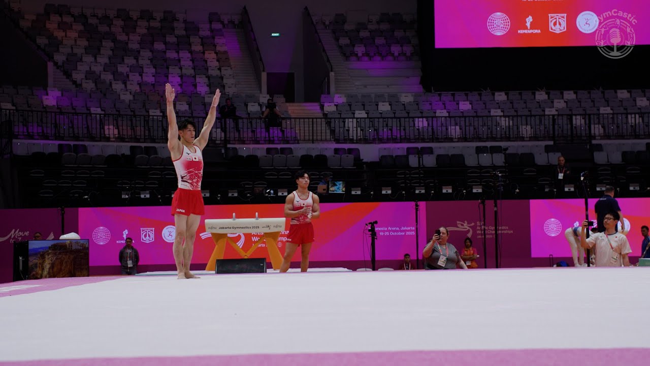 Hashimoto Daiki (JPN) - FX - Podium Training - 2025 World Championships Jakarta
