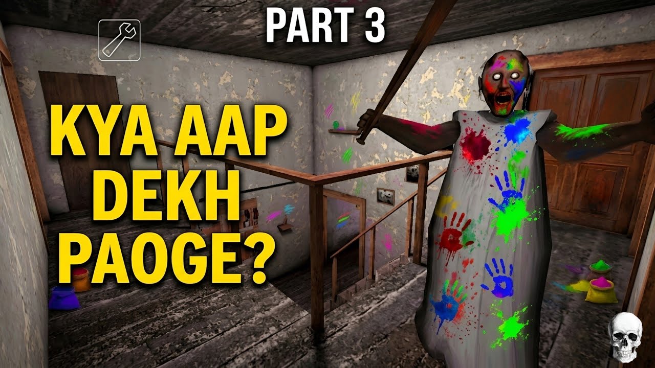 GRANNY BANI SANTA! 🎅 Par Kheli HOLI 🎨😂 | Granny Holi Special Gameplay Hindi