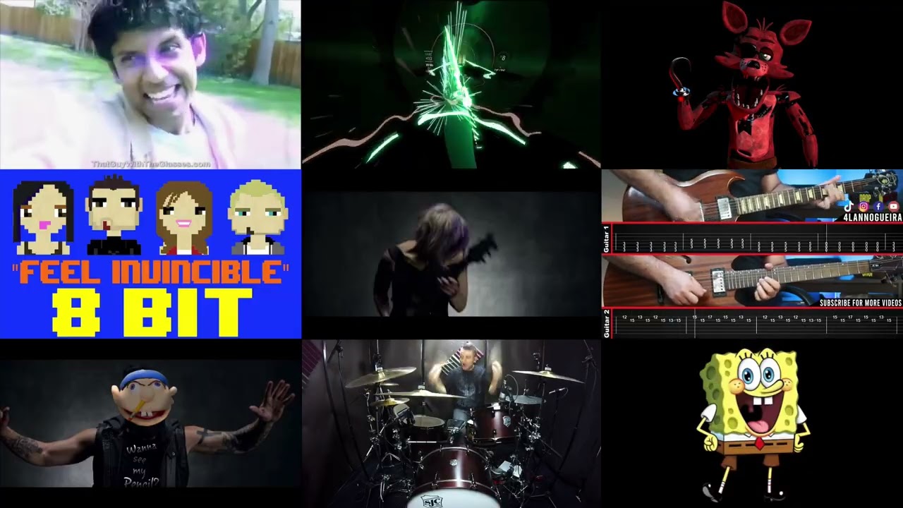 Feel Invincible but it’s a mashup of 9 versions (remake)