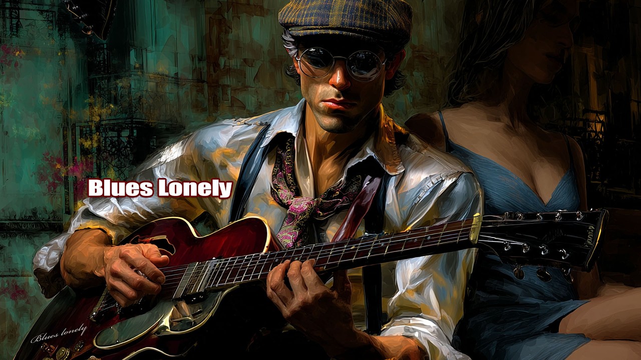 Slow Blues Guitar | Midnight Blues Male Vocal