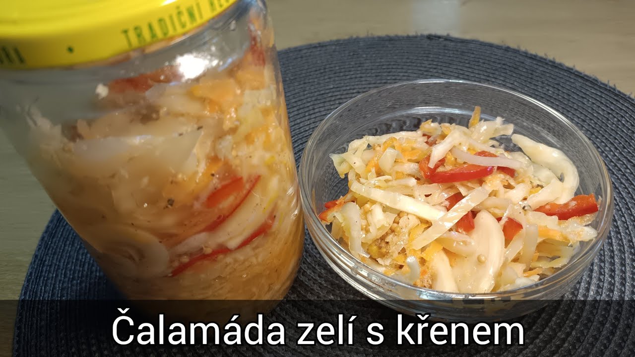 Čalamáda zelí s křenem - recept který si zamilujete