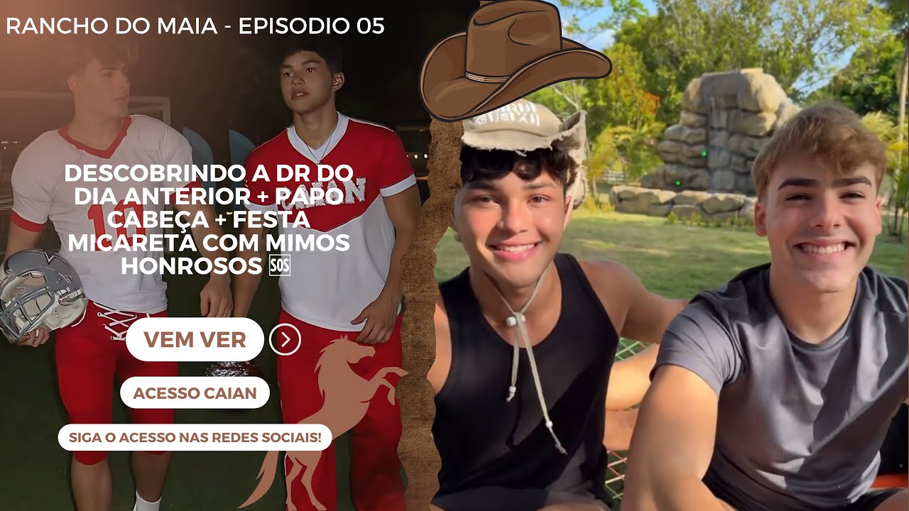 COMPILADO CAIO E LUAN • EP 5 RANCHO DO MAIA 13/10/2024 | ACESSO CAIAN