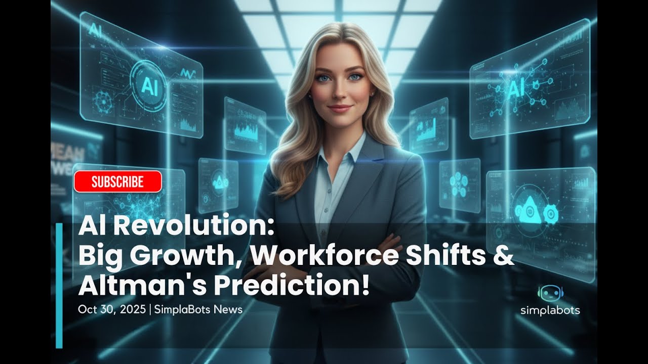 AI Revolution 15 Oct 2025 || Record Growth || Workforce Shifts || Altman&rsquo;s Bold 2028 Prediction