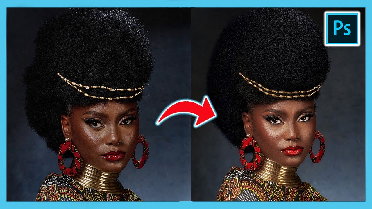 How to: High-End Skin Retouching Using Frequency Separation | Photoshop Tutorial