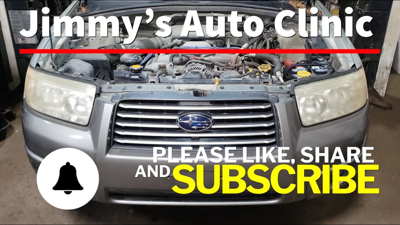 Subaru Forester 2006 | AC Tensioner & Belt Replacement | AC FIX