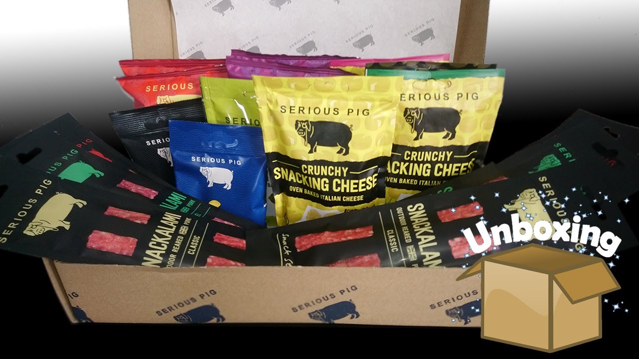 Unboxing/Taste Test: Serious Pig Snack Box