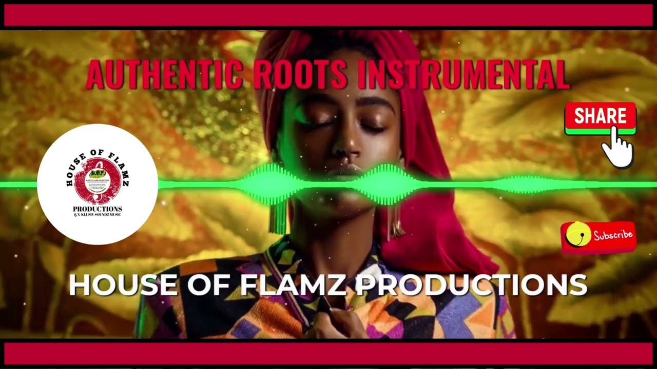 H.O.F. | Authentic Roots Instrumental (For Lease) - Audio Visualiser