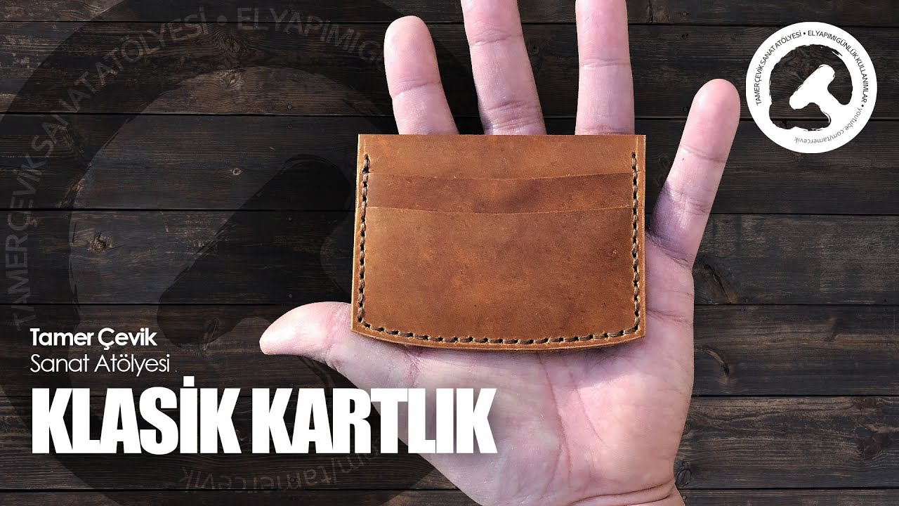KLASİK 5 BÖLMELİ KARTLIK - Fleksi kalıp ile Deri Cüzdan Yapımı