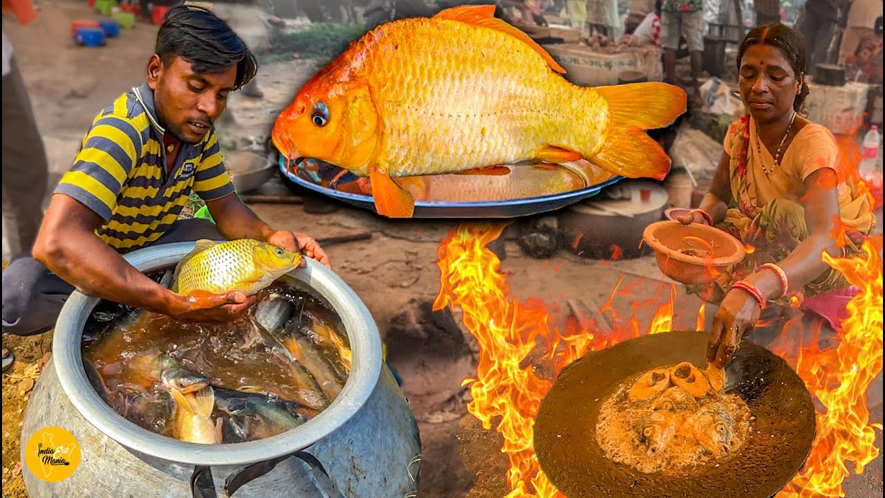 Adivasi Bazar Wali Golden Fish In Jharkhand l Ranchi Street Food