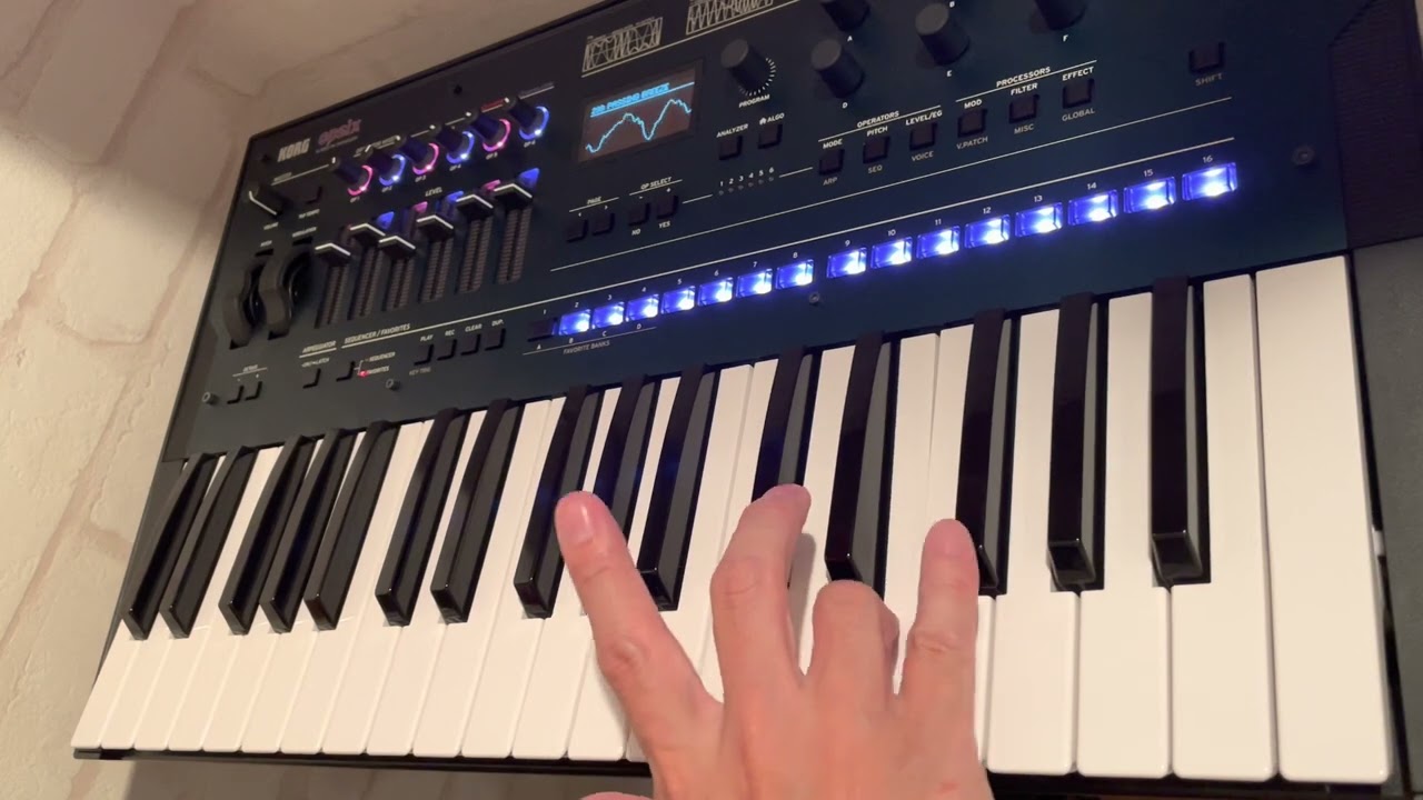 アウトラン / Passing Breeze をKORG opsixで弾いてみた