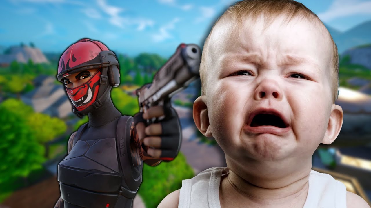 fortnite with a 7 YEAR OLD