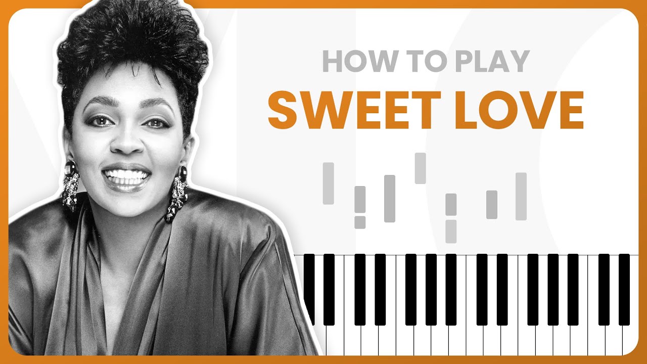 How To Play Sweet Love By Anita Baker On Piano - Piano Tutorial (Part 1)
