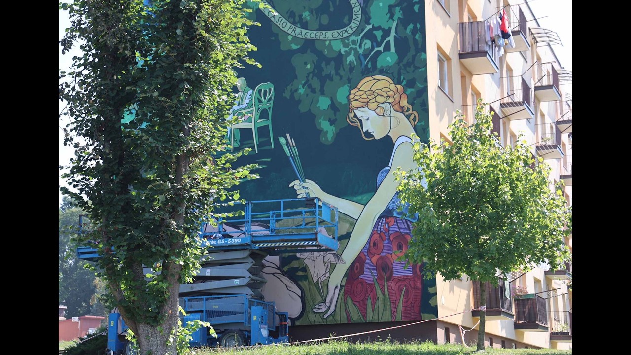 Mural Józefa Mehoffera w Ropczycach
