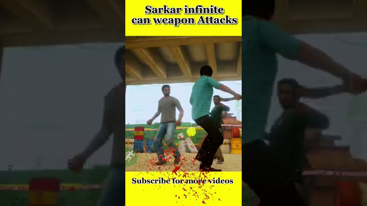 😱Weapon Attacks 🔥 Sarkar infinite