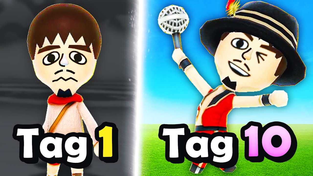 Ich habe 10 Tage in Miitopia gelebt!