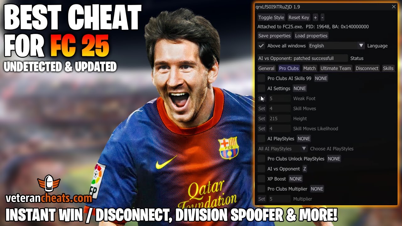 WHY SHOULD YOU CHEAT IN EA FC 25 CHEAT ?  DIVISION SPOOFER, GREEN TIME FINISHING, CRASH OPPONENT!