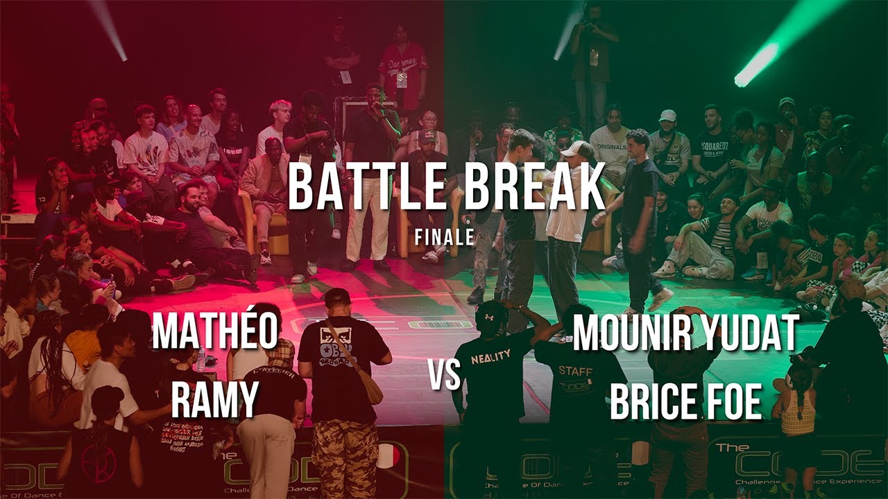 BATTLE BREAK FINALE - MATHÉO & RAMY vs MOUNIR YUDAT & BRICE FOE - The CODE HIP HOP FRANCE 2023