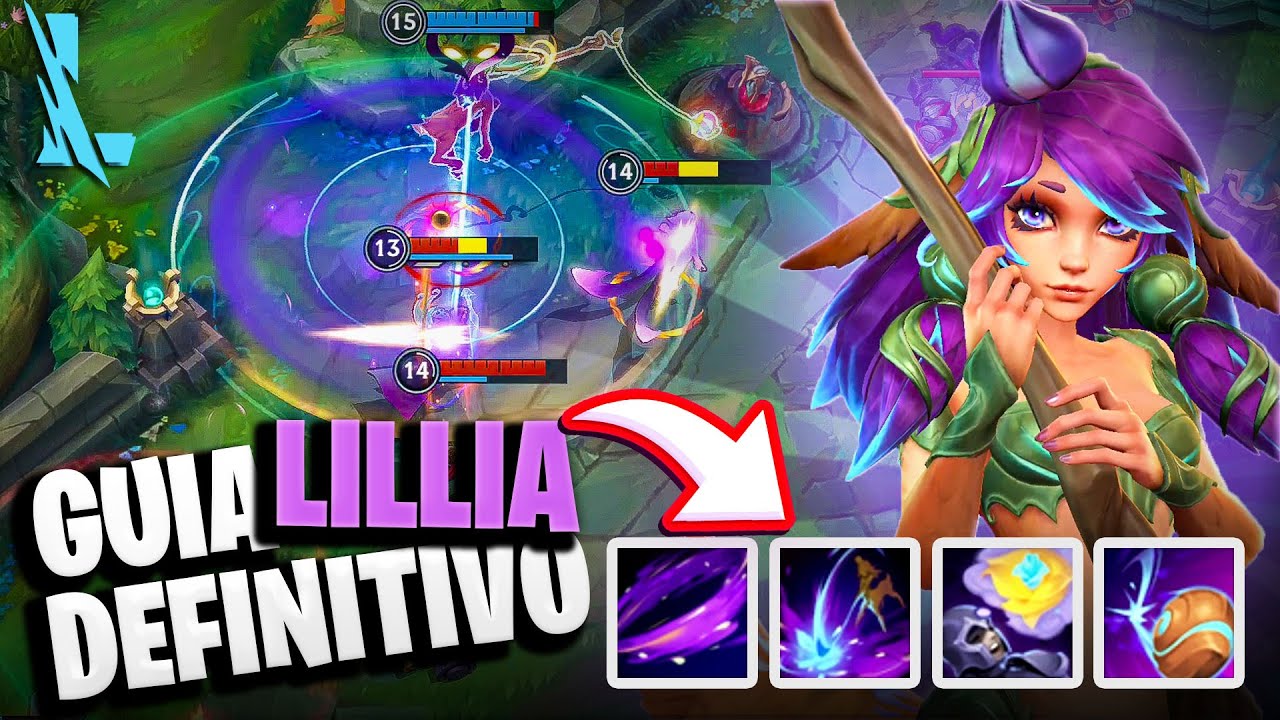 COMO JOGAR DE LILLIA NO WILD RIFT, EXPLICAÇÃO DAS HABILIDADES