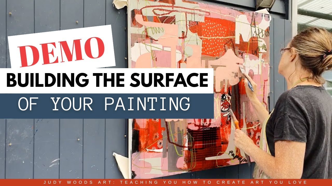 Building The Surface of An Abstract Painting