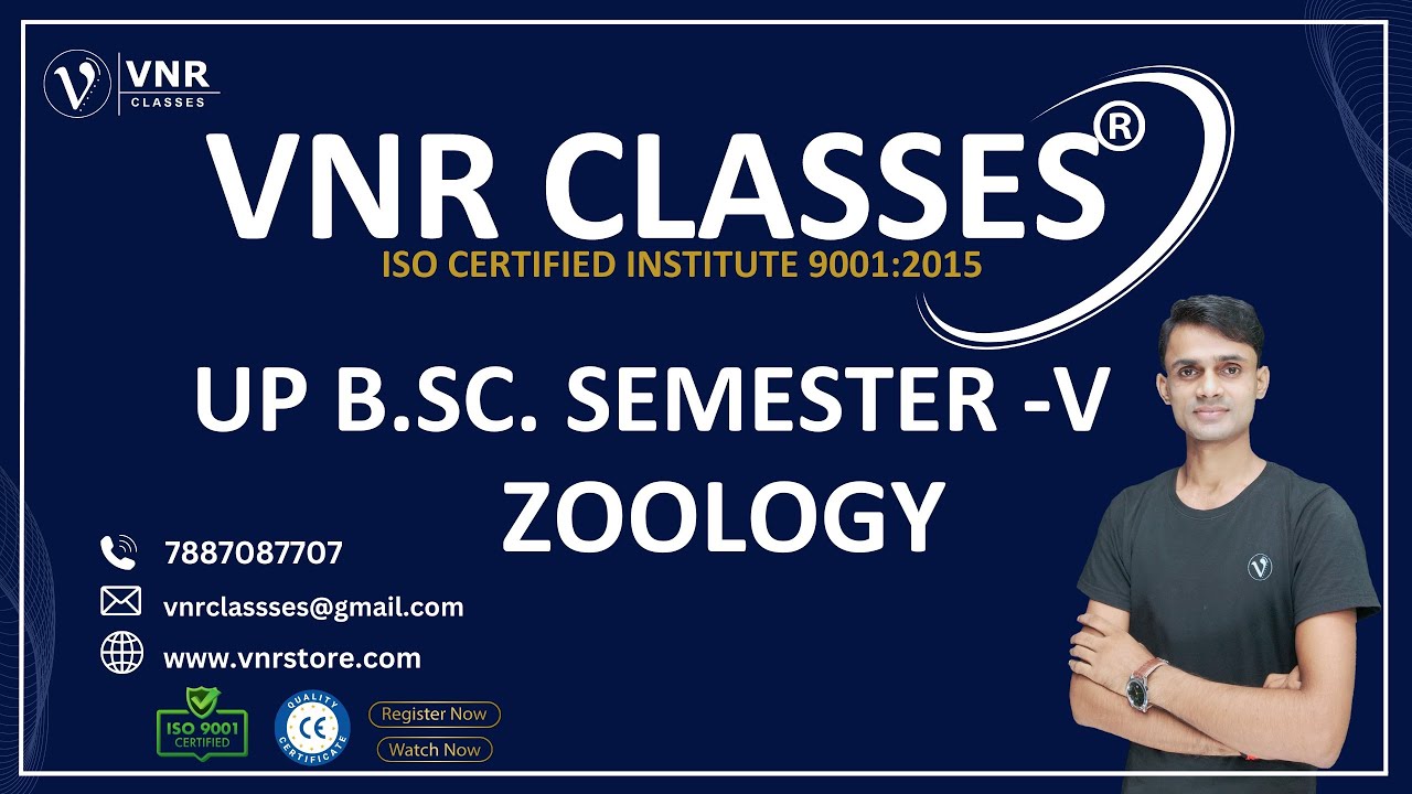 B.Sc. SEMESTER -V || ZOOLOGY ONLINE CLASSES || 2024 || PRAHALAD SIR