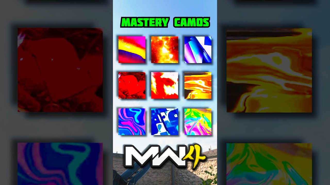 MW4 &mdash; Все МАСТЕРСКИЕ КАМУФЛЯЖИ