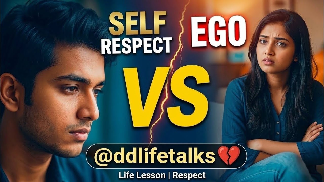 Self Respect VS EGO|Self respect is everything| @ddlifetalks #lifelesson #selfrespect