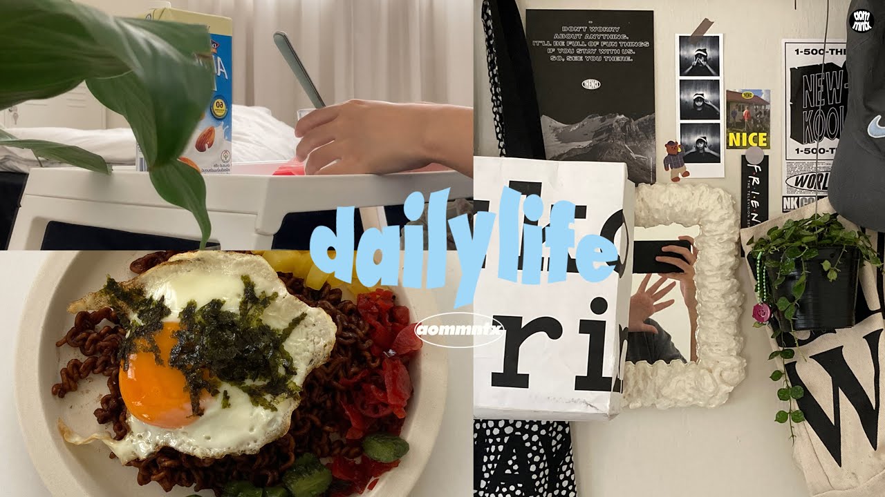 vlog, daily life, my new plants🪴, bedroom decor, paint my nails 💅🏽 | aommntx