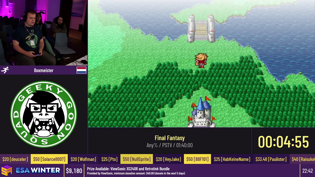 Final Fantasy [Any%] by Boxmeister - #ESAWinter20