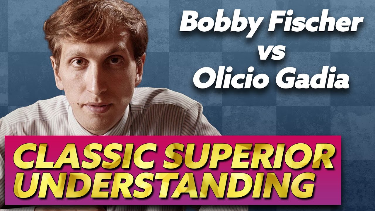 CLASSIC SUPERIOR UNDERSTANDING | Bobby Fischer vs Olicio Gadia | Mar del Plata 1960