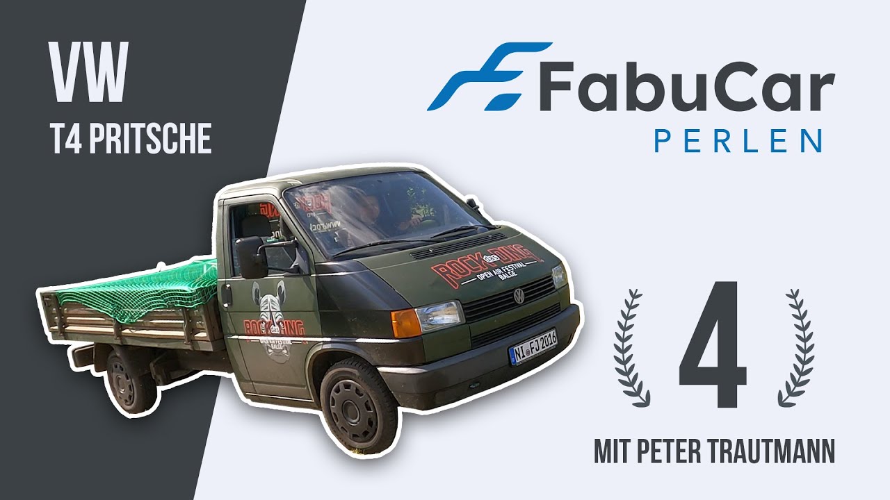 FabuCar Perle 4: VW T4 Pritsche als Arbeitstier!