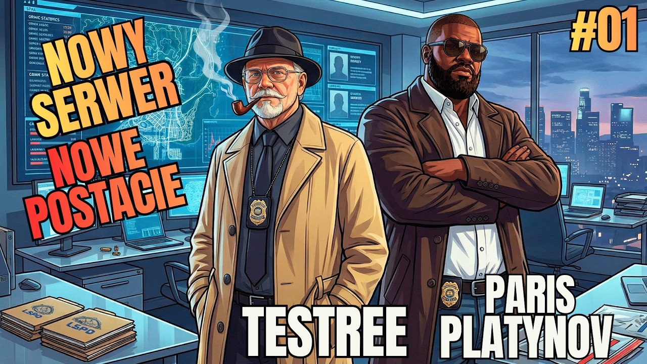 VICTOR I SZARPEDO - DUET DETEKTYW&Oacute;W - ODCINEK 1 [TESTREE PARIS PLATYNOV GTA 5 RP]