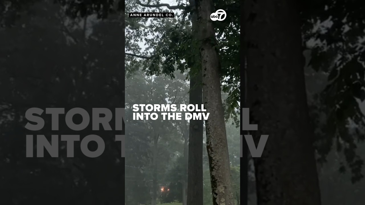 Storms roll through the DMV