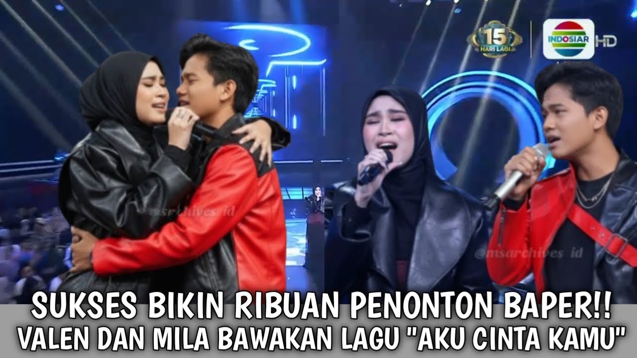 Auto riuh malam ini!! Duet romantis Valen dan Mila sukses bikin baper bawakan lagu 