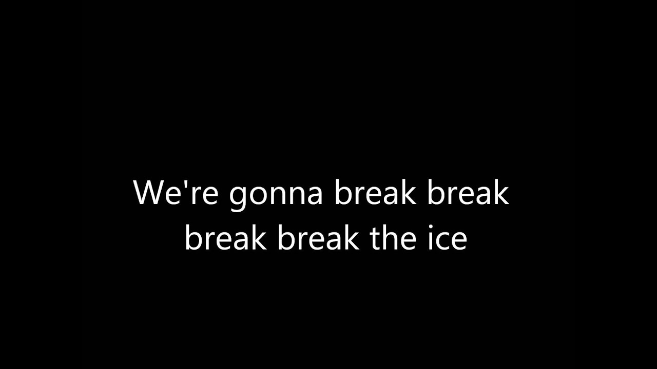 kim lian break the ice lyrics (songtekst)