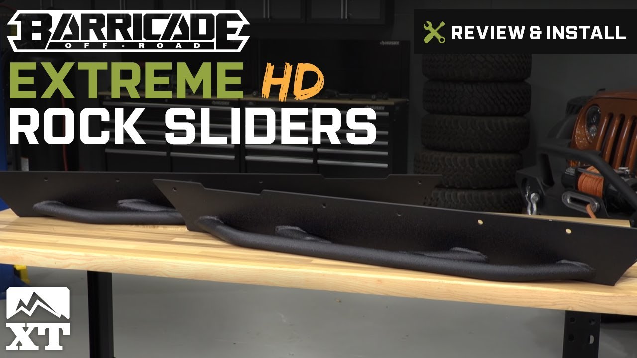 Jeep Wrangler Barricade Extreme HD Rock Sliders - Textured Black (1997-2006 TJ) Review & Install
