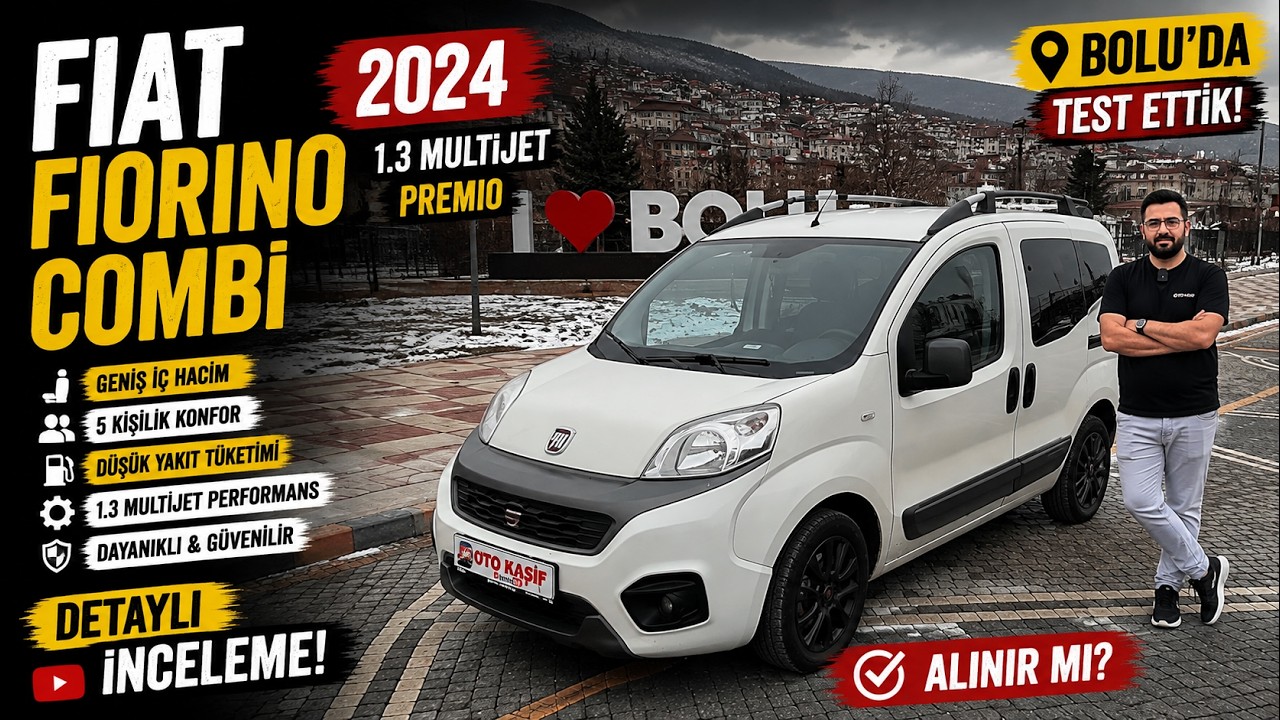 🚗 2024 Fiat Fiorino Combi 1.3 Multijet Premio – Yenilenen Efsane!