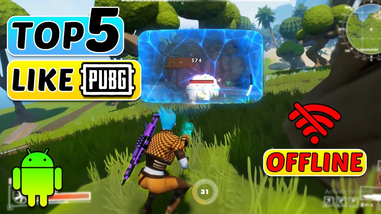 Top 5 Best Battle Royale Games Like PUBG For Android | Offline Games Like PUBG And COD