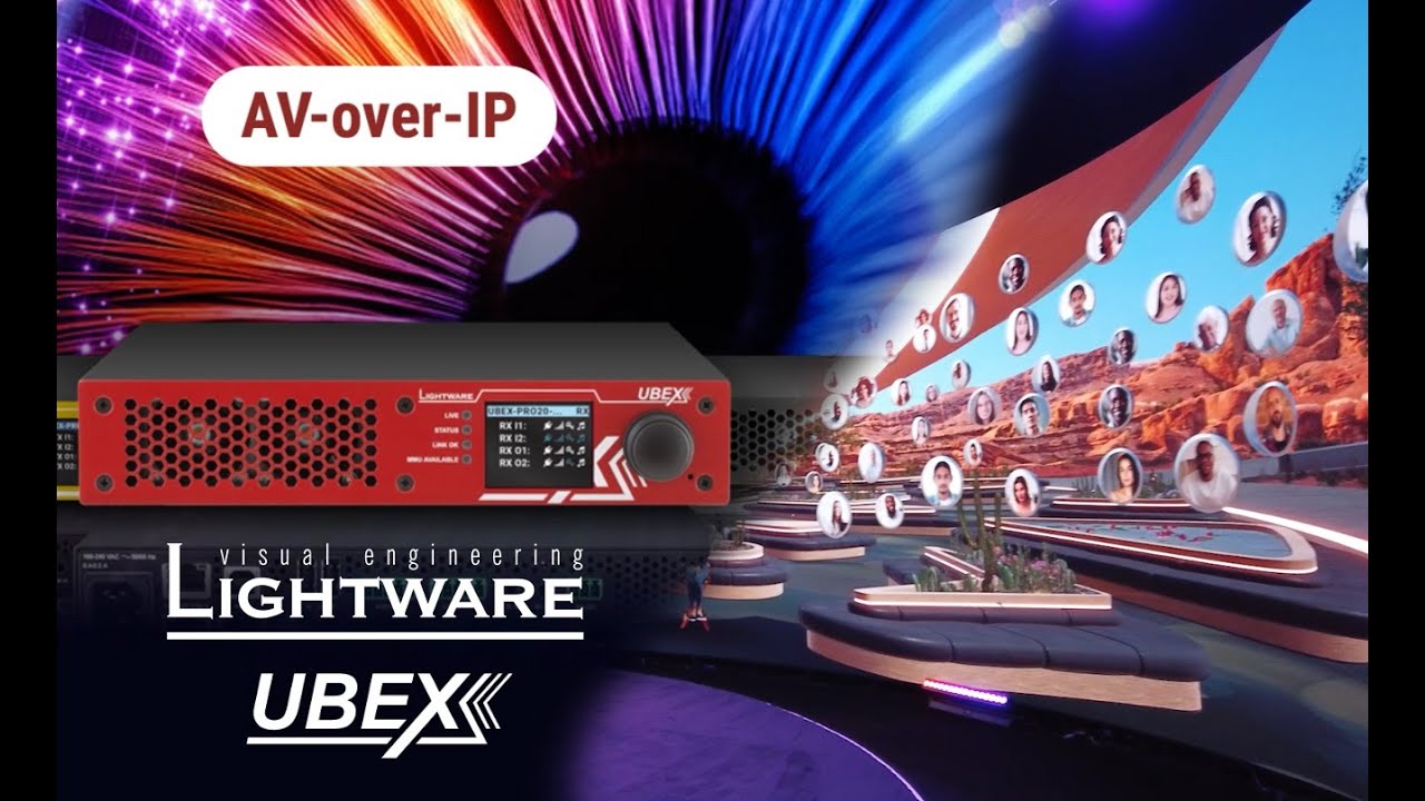 Worre Studios in Las Vegas Powered by Lightware's UBEX AV-over-IP System