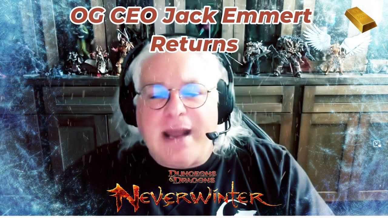 Срочная новость: Neverwinter — бывший генеральный директор Джек Эммерт возвращается в Cryptic Stu...